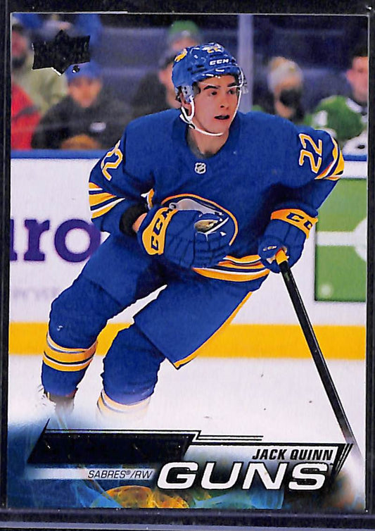 2022-23 Upper Deck Series 1 Jack Quinn #204