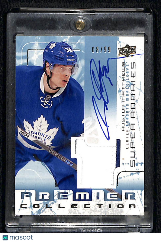 2016 Upper Deck Premier Collection Auston Matthews #SSR-AM 08/99 Patch