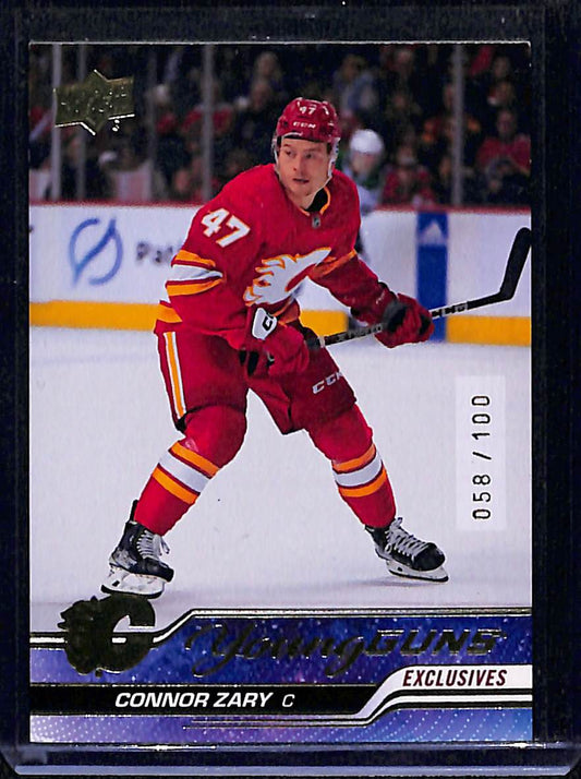 2023-24 Upper Deck Series 2 Connor Zary #496