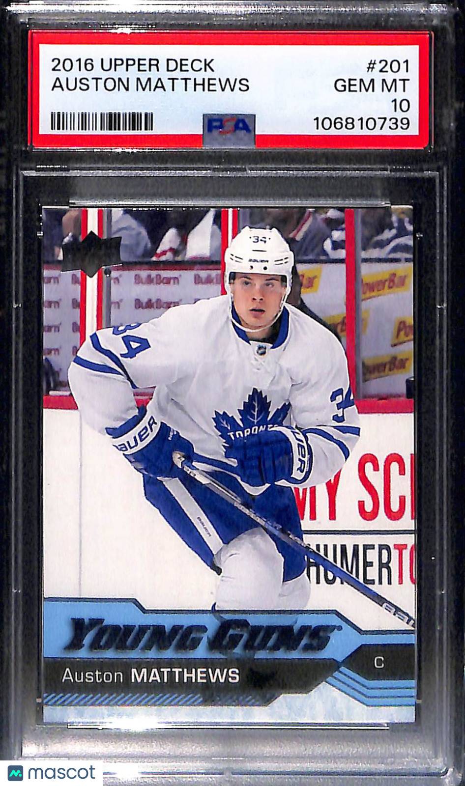 2016 Upper Deck Auston Matthews #201 PSA 10