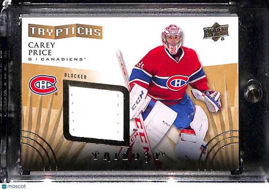 2014-15 Upper Deck Trilogy Carey Price #T-CP3 Blocker Jersey Patch /