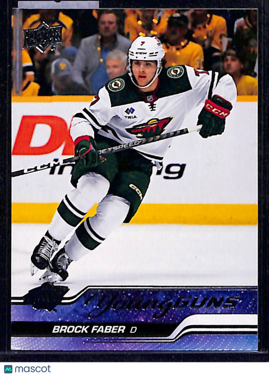2023-24 Upper Deck Series 1 Brock Faber #215