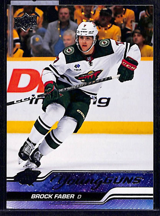 2023-24 Upper Deck Series 1 Brock Faber #215
