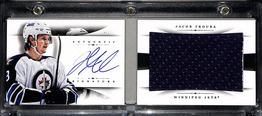 2013-14 Panini National Treasures Jacob Trouba #RB-JTR RPA Booklet