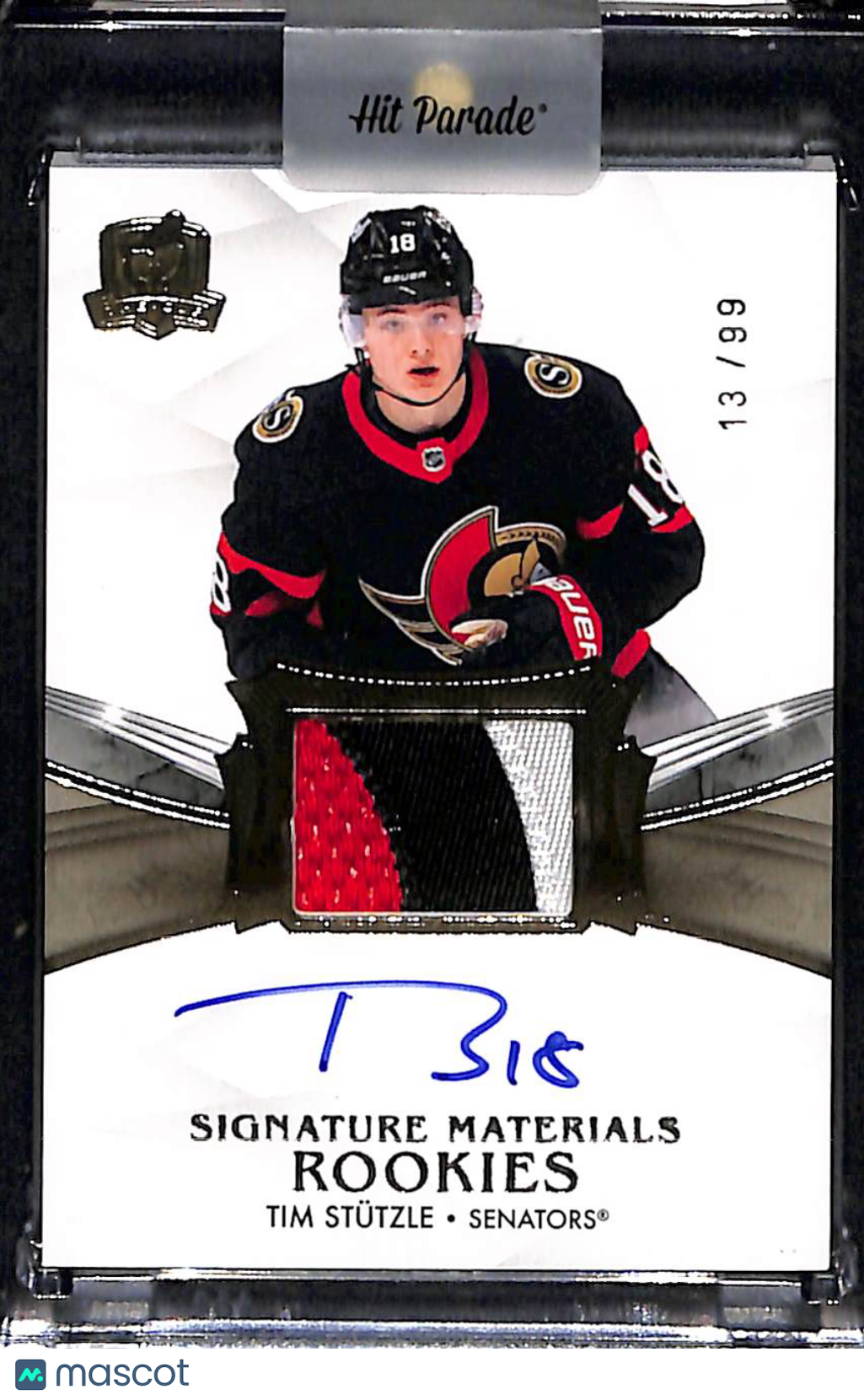 2020-21 The Cup Tim Stützle #SP-TS 13 / 99 Patch
