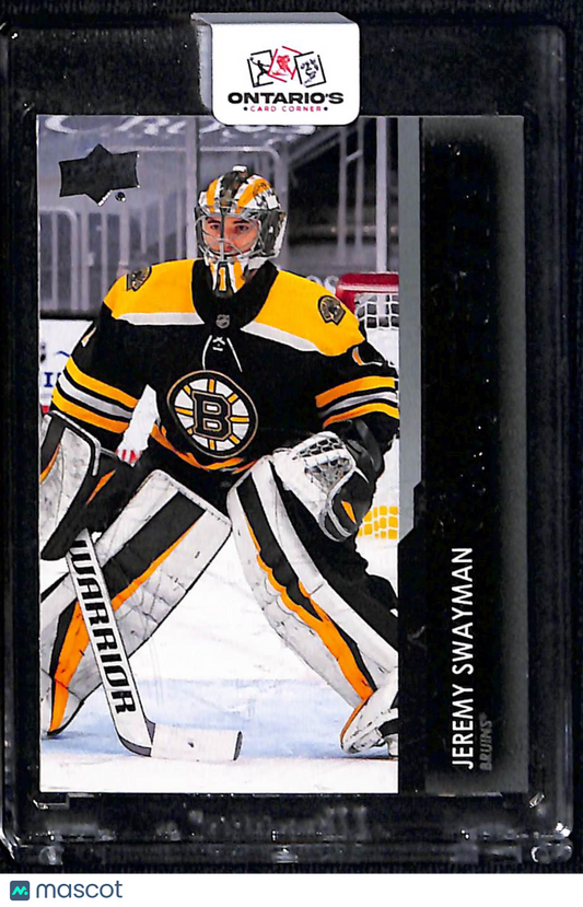 2021-22 Upper Deck Series 1 Jeremy Swayman #226 Young Gun