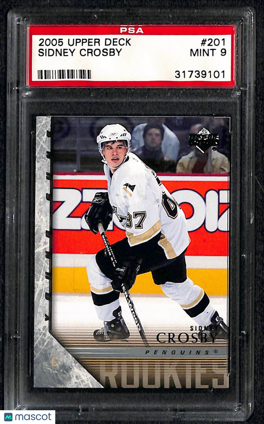 2005 Upper Deck Sidney Crosby #201 PSA 9