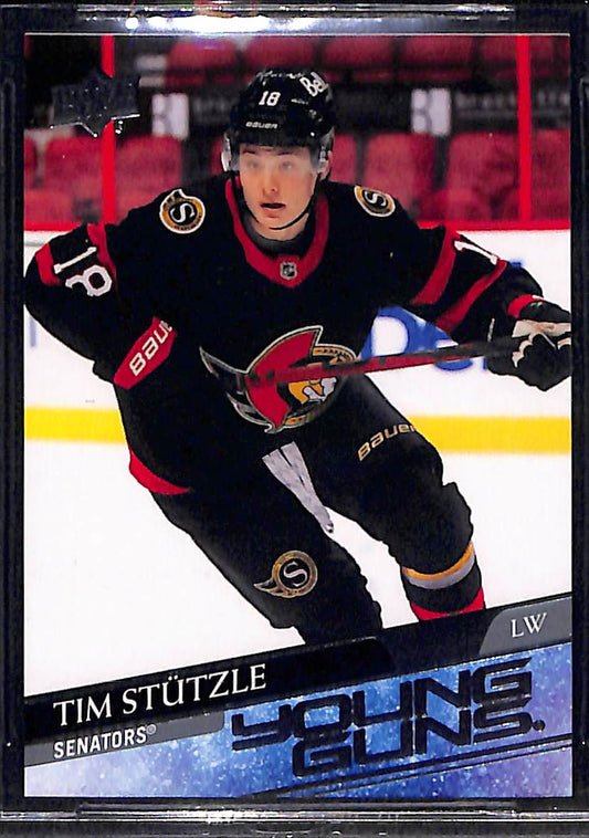 2020-21 Upper Deck Tim Stutzle YG RC #482 BGS 9.5
