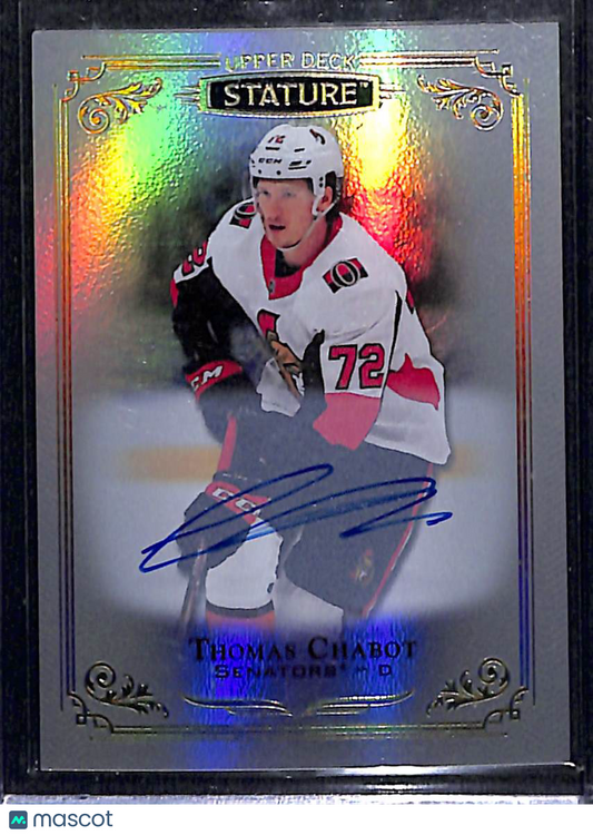 2019-20 Upper Deck Stature Thomas Chabot #10 Holofoil AUto Autograph