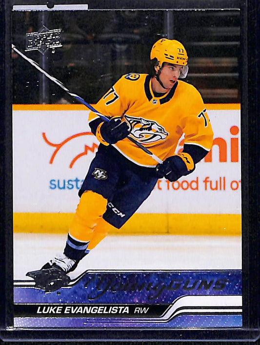 2023-24 Upper Deck Series 1 Luke Evangelista #221