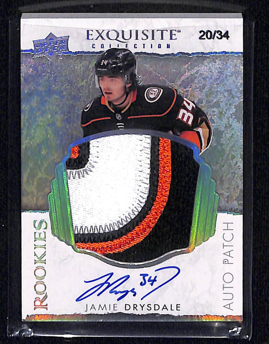 2021-22 Upper Deck Exquisite Collection Jamie Drysdale #EC-JD 20/34