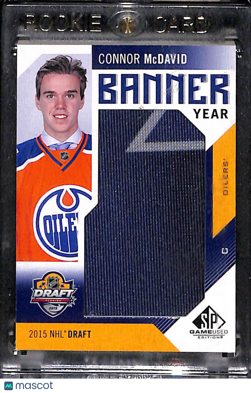 2017 2016-17 Upper Deck SP Game Used Connor McDavid #C Banner Year