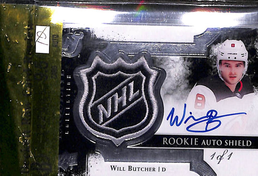 2017-18 Exqusite Collection Will Butcher #EC-WB Rookie Auto Shield