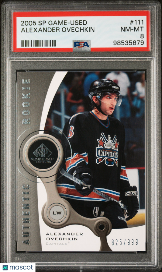 2005 SP Game-Used Alexander Ovechkin #111 PSA 8