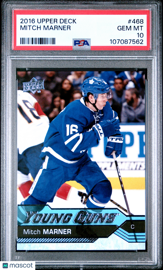 2016 Upper Deck Mitch Marner #468 PSA 10