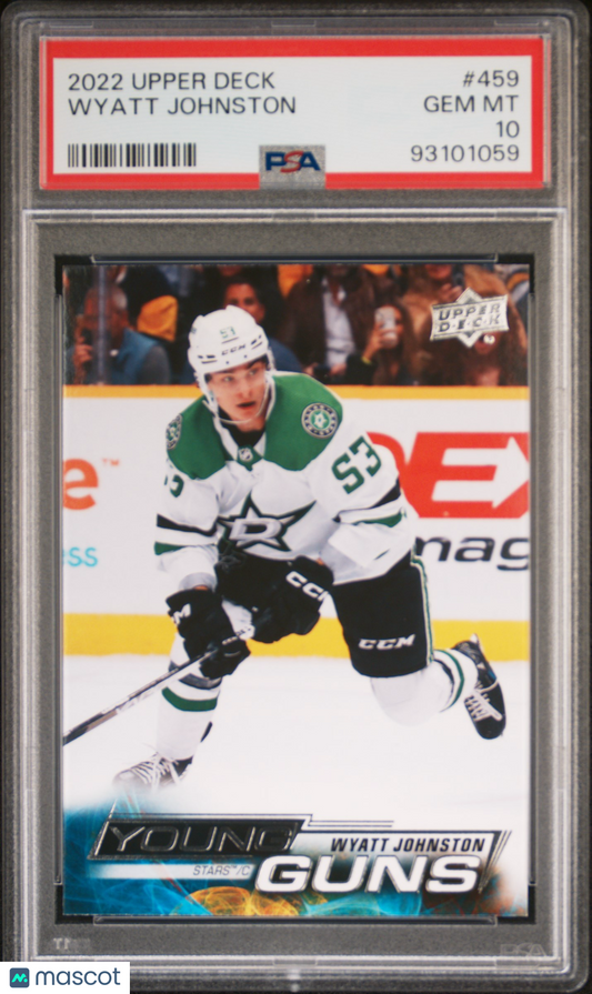 2022 Upper Deck Wyatt Johnston #459 PSA 10
