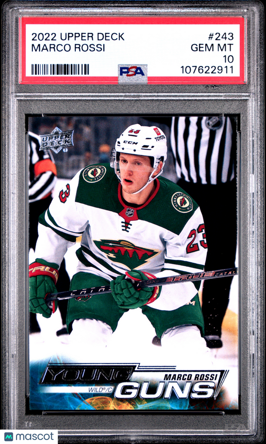 2022 Upper Deck Marco Rossi #243 PSA 10