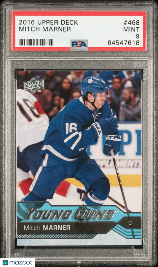 2016 Upper Deck Mitch Marner #468 PSA 9
