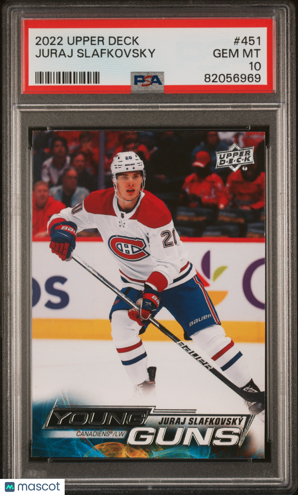 2022 Upper Deck Juraj Slafkovsky #451 PSA 10