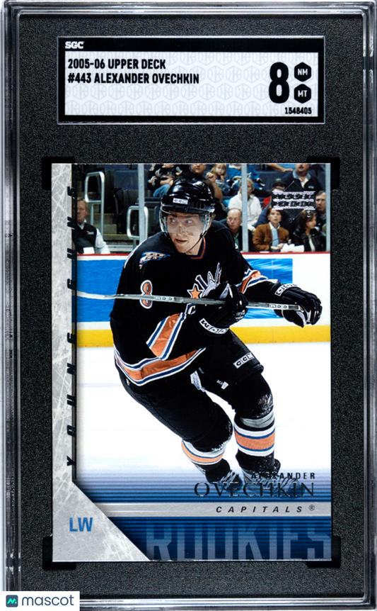 2005 Upper Deck Alexander Ovechkin #443 SGC 8