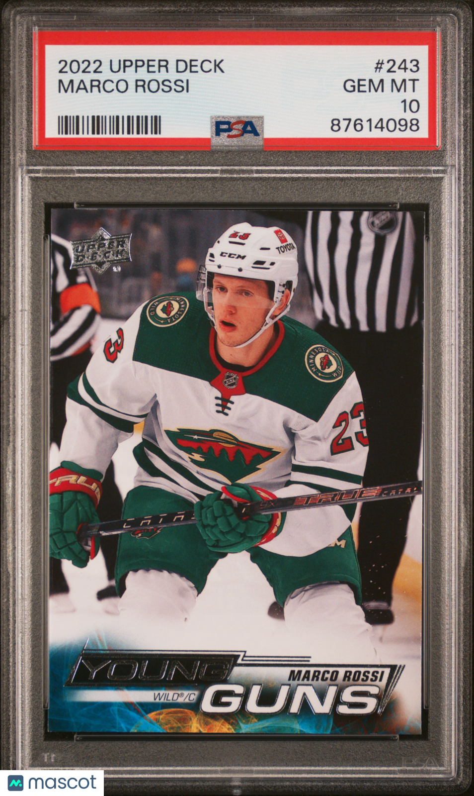 2022 Upper Deck Marco Rossi #243 PSA 10
