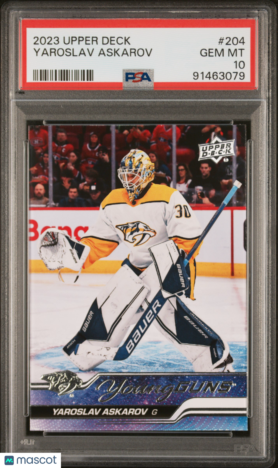 2023 Upper Deck Yaroslav Askarov #204 PSA 10