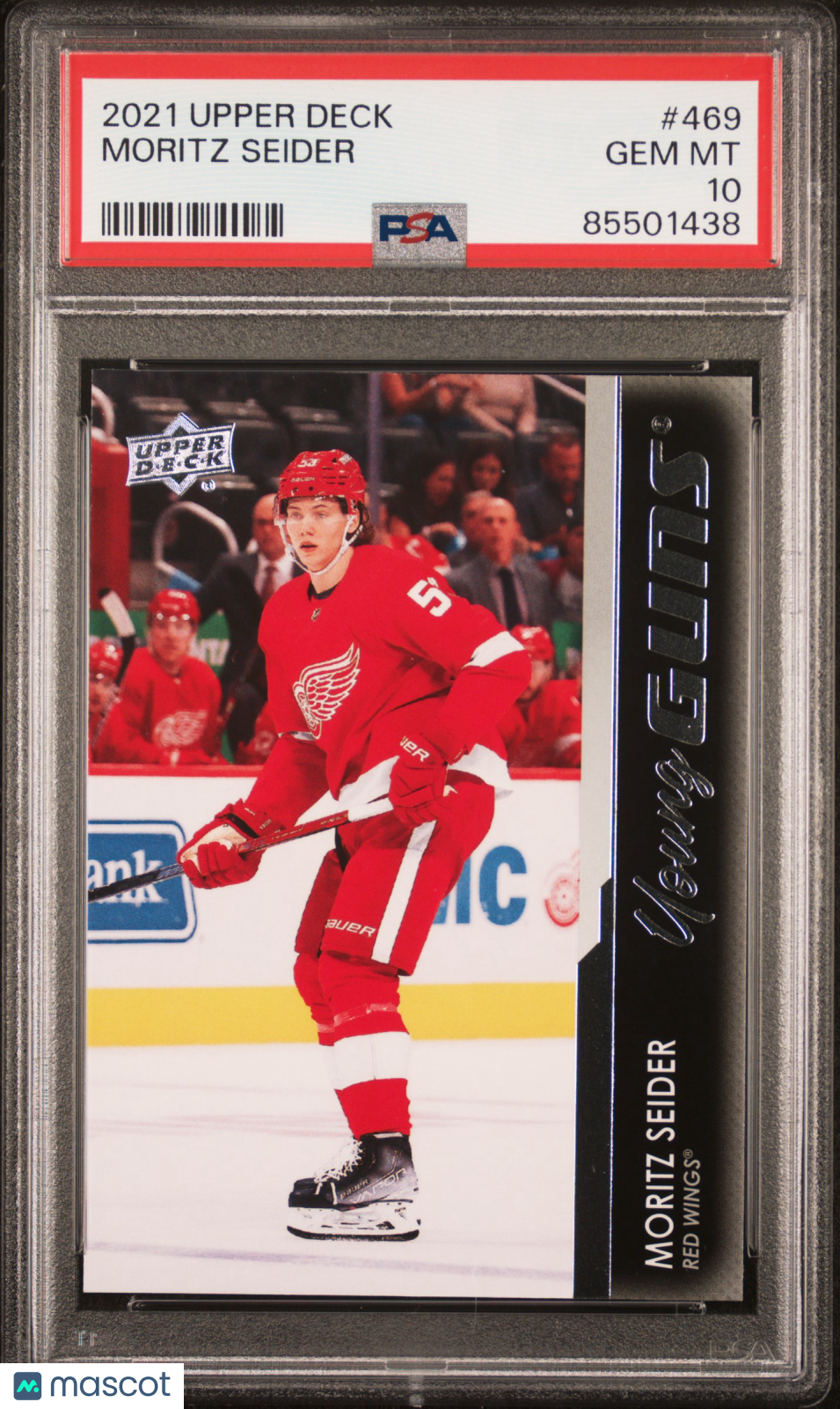 2021-2022 Upper Deck Moritz Seider #469 PSA 10