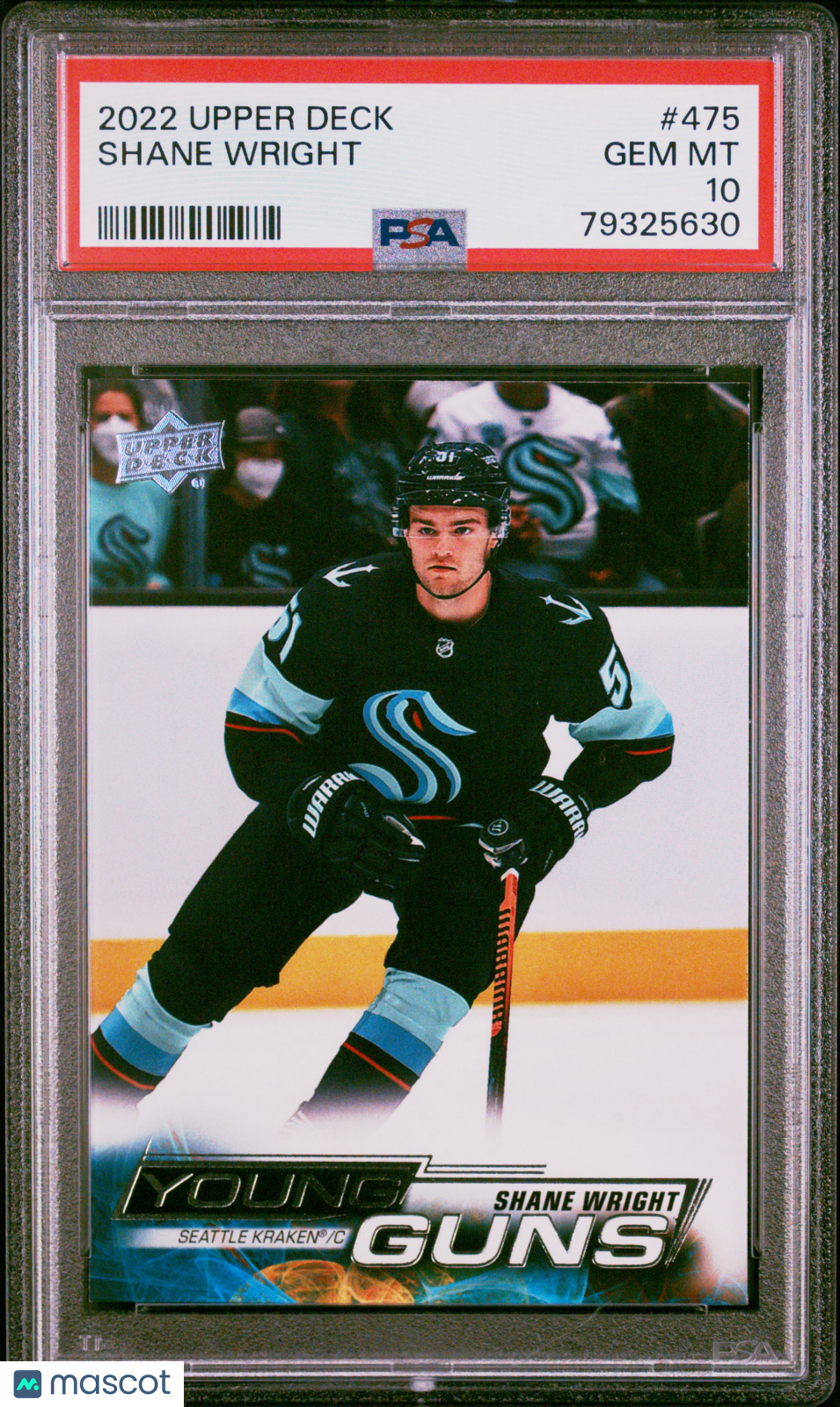 2022 Upper Deck Shane Wright #475 PSA 10
