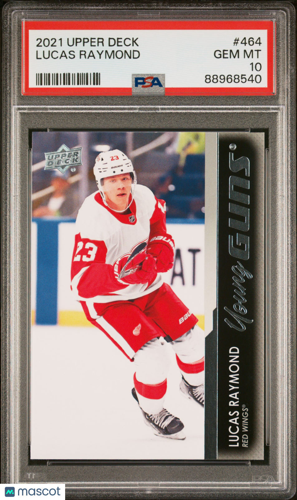 2021-2022 Upper Deck Lucas Raymond #464 PSA 10