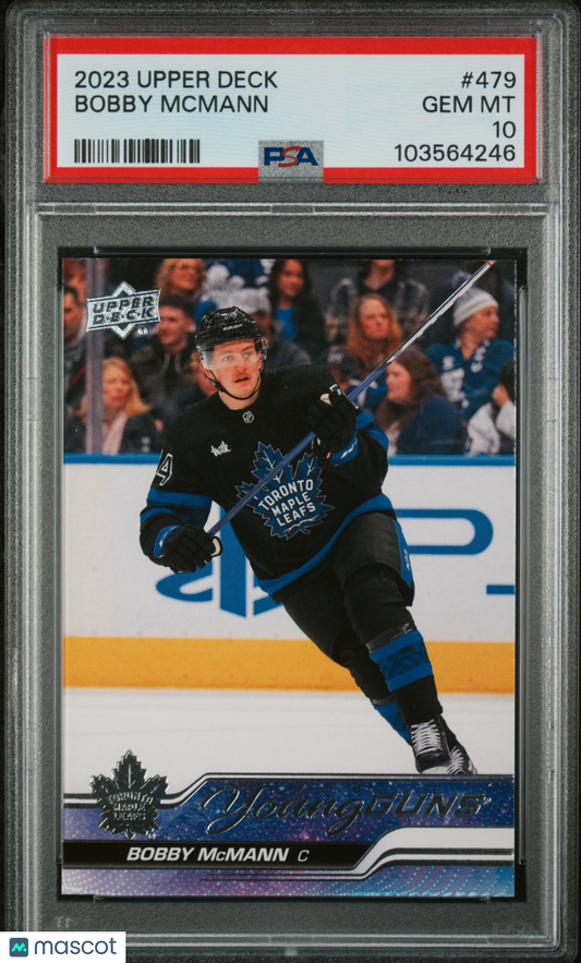 2023 Upper Deck Bobby Mcmann #479 PSA 10