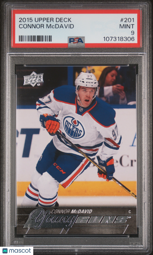 2015 Upper Deck Connor McDavid #201 PSA 9