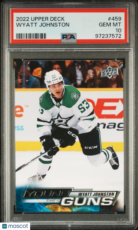 2022 Upper Deck Wyatt Johnston #459 PSA 10