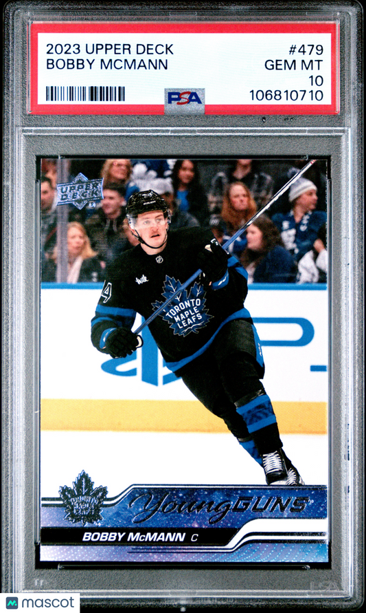 2023 Upper Deck Bobby Mcmann #479 PSA 10