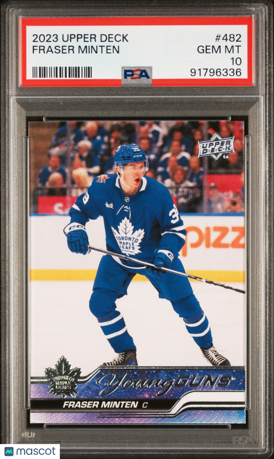 2023 Upper Deck Fraser Minten #482 PSA 10