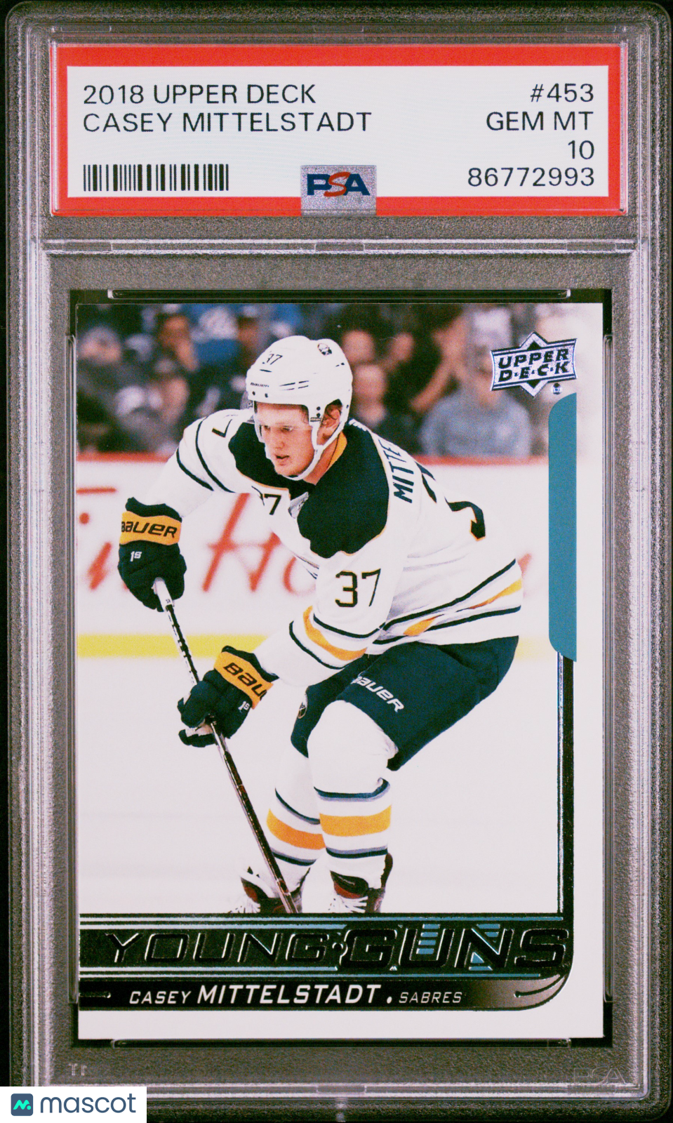 2018 Upper Deck Casey Mittelstadt #453 PSA 10