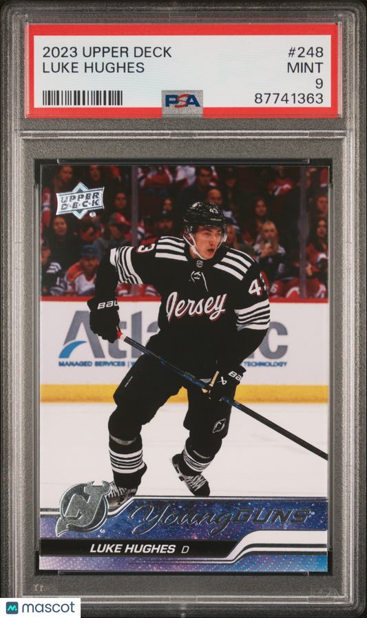 2023 Upper Deck Luke Hughes #248 PSA 9