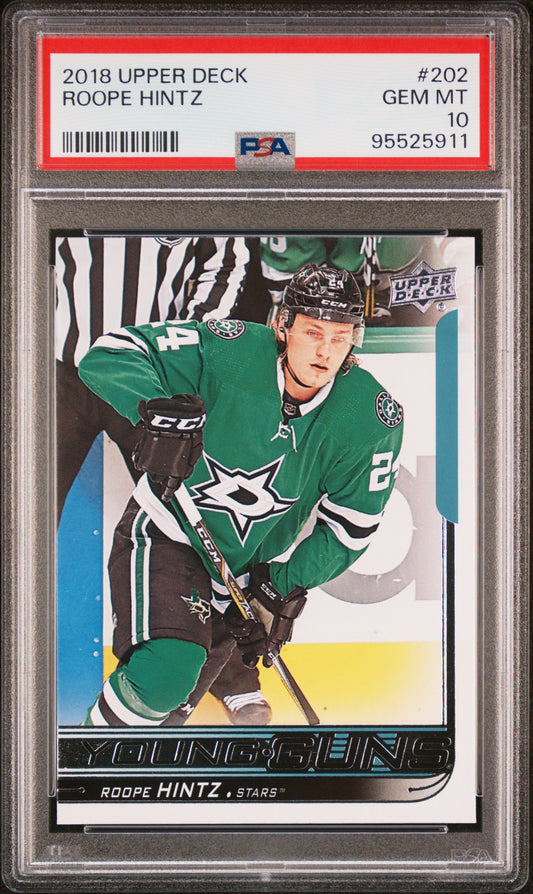 2018 Upper Deck Roope Hintz #202 PSA 10
