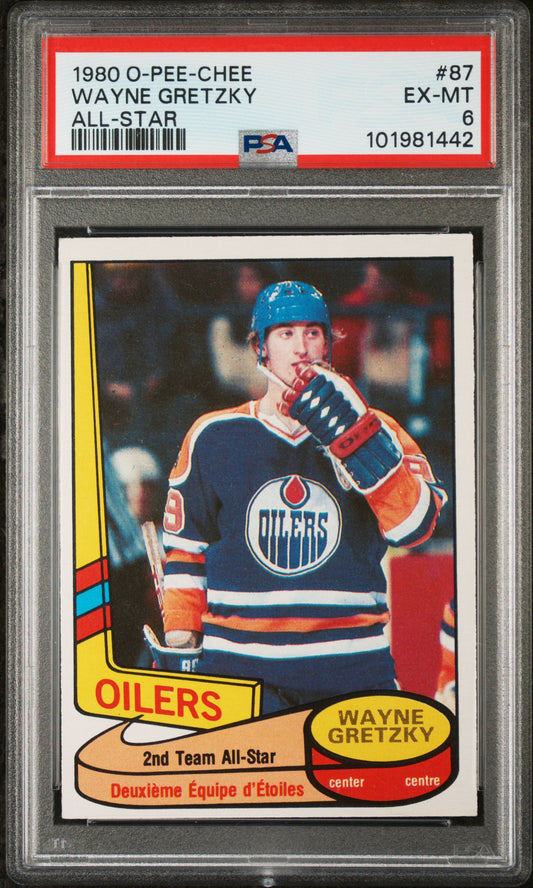 1980 O-Pee-Chee Wayne Gretzky #87 PSA 6