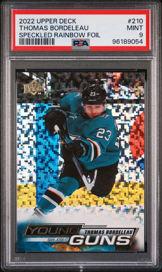 2022 Upper Deck Thomas Bordeleau #210 PSA 9