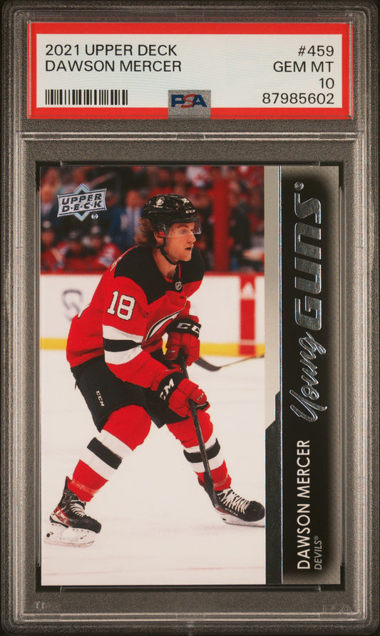 2021-2022 Upper Deck Dawson Mercer #459 PSA 10