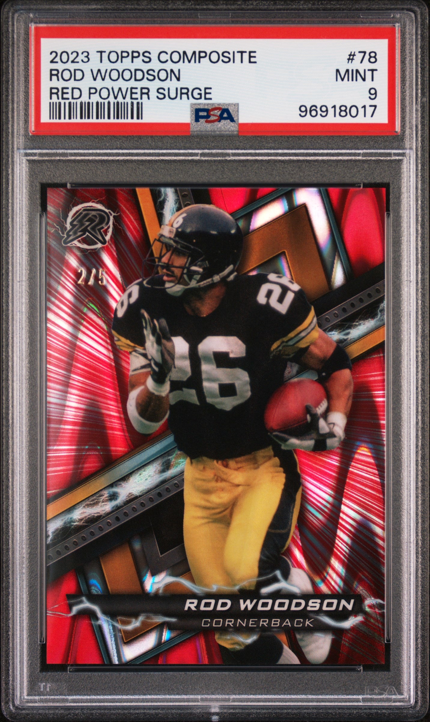 2023 Topps Composite Rod Woodson #78 PSA 9