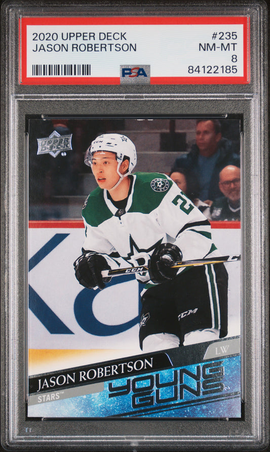 2020 Upper Deck Jason Robertson #235 PSA 8