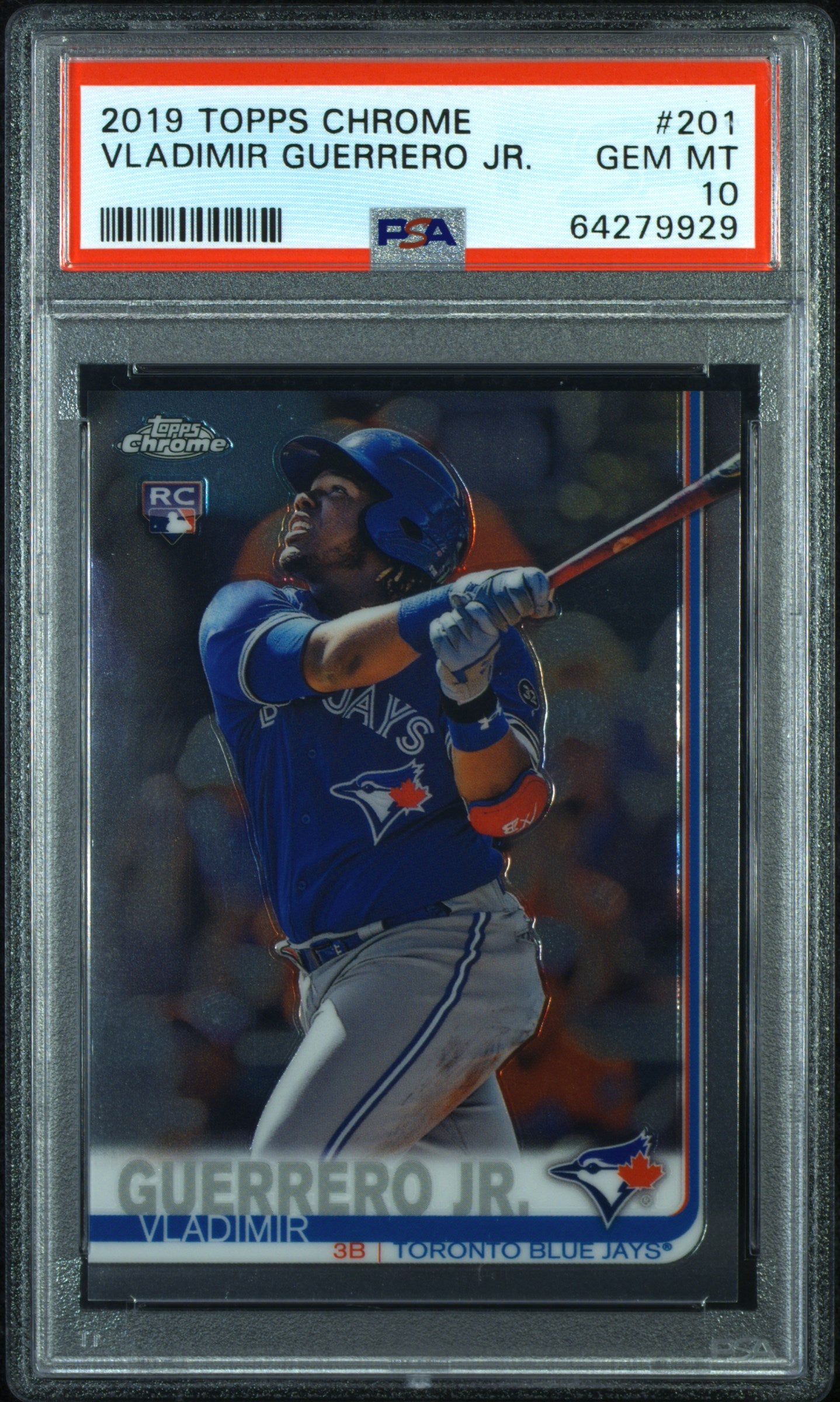 2019 Topps Chrome Vladimir Guerrero JR. #201 PSA 10
