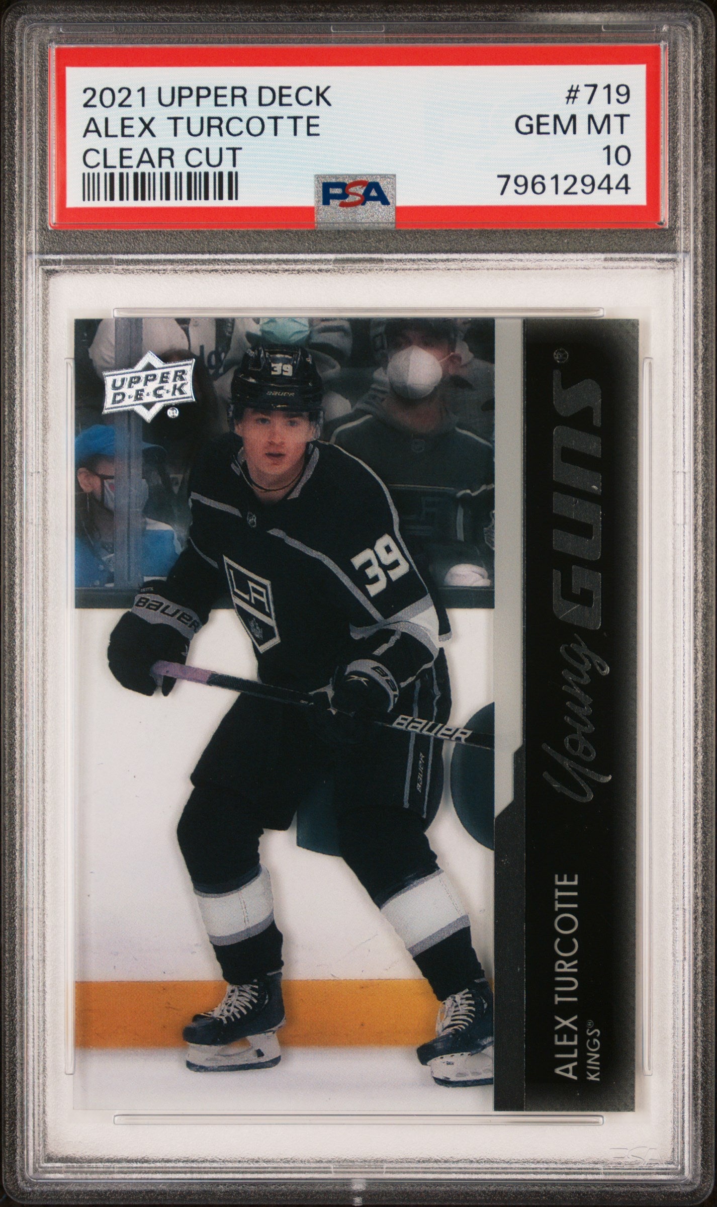 2021-2022 Upper Deck Alex Turcotte #719 PSA 10