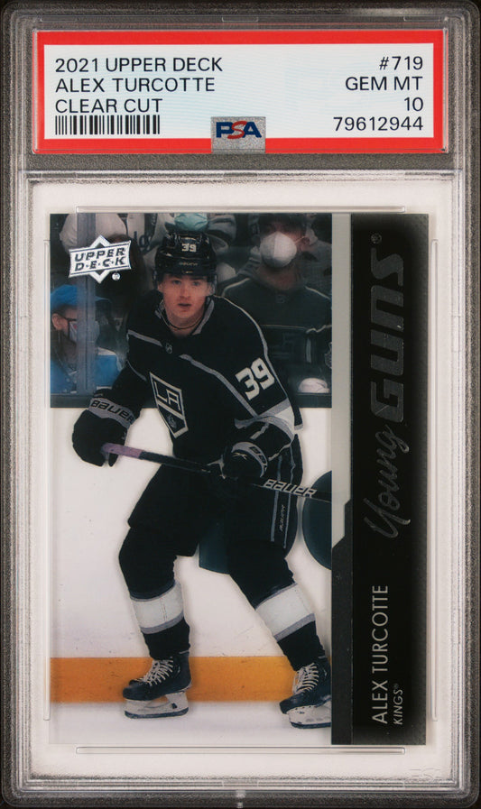 2021-2022 Upper Deck Alex Turcotte #719 PSA 10